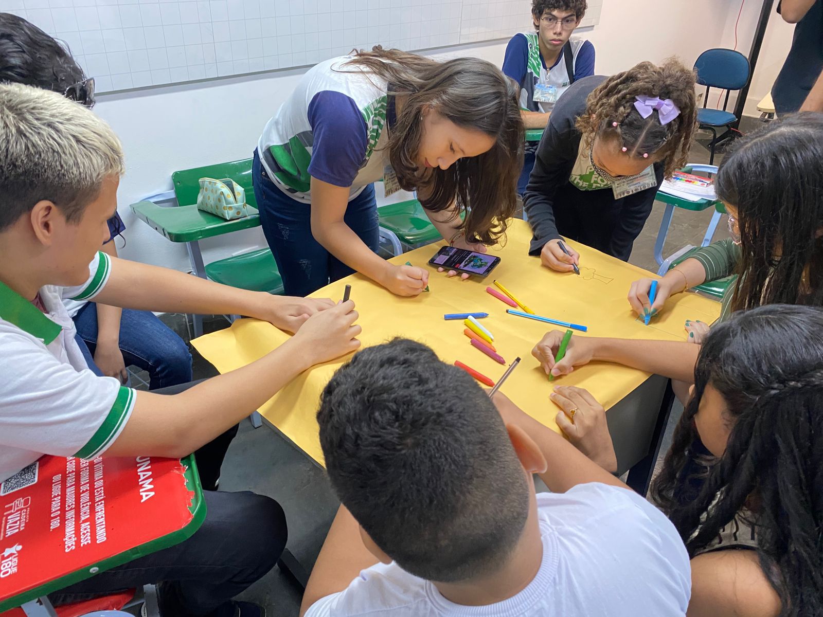 Programação reuniu crianças e adolescentes para falar da COP30