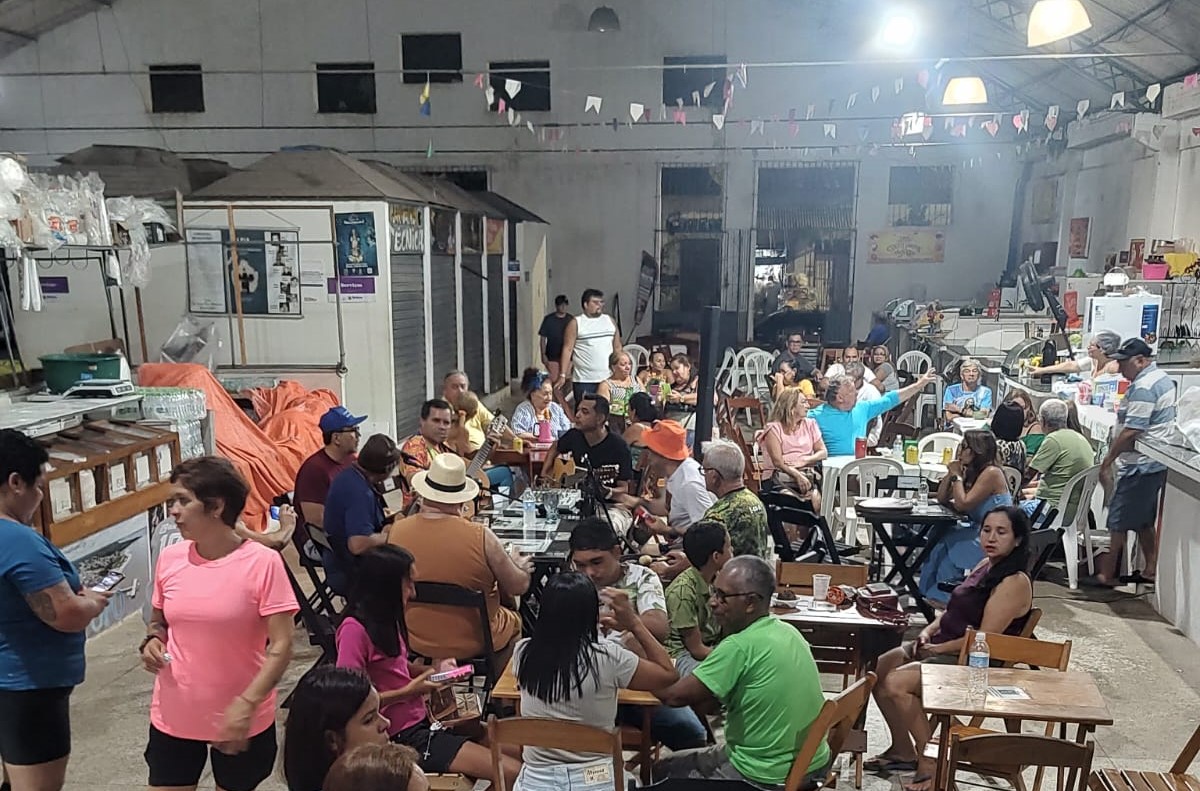 "Seresta no Mercado" já está em sua terceira edição, no Mercado Municipal de Mosqueiro