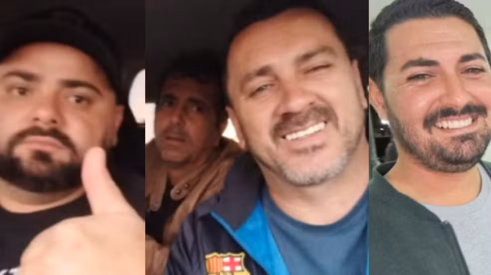 (As vítimas encontradas dentro de carro enterrado numa vala no Paraná) 