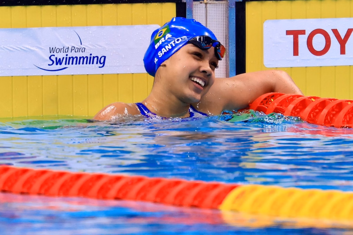 Recorde mundial e ouro duplo marcam início do Brasil no Mundial de Natação Paralímpica