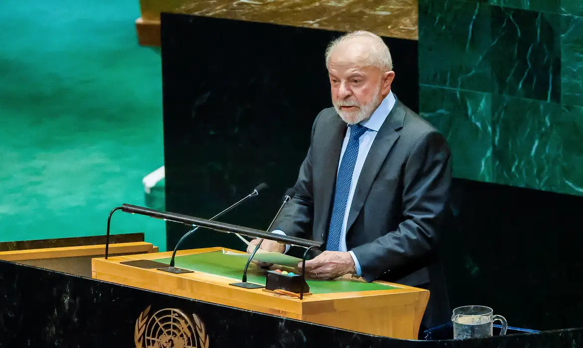 Presidente Lula discursa em Nova York -