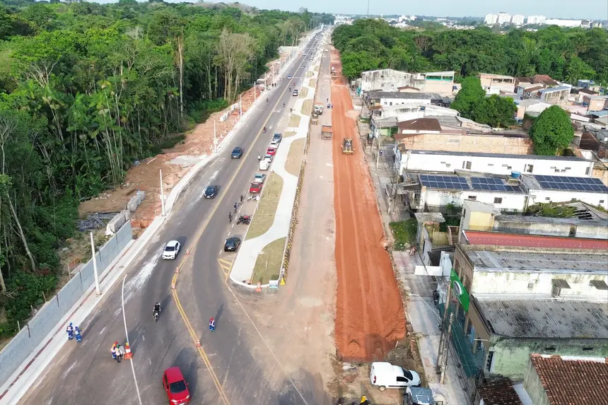 A partir das 8h desta terça-feira (23), o trânsito na Rua da Marinha, em Belém, passa por alterações devido ao avanço das obras da Nova Rua da Marinha