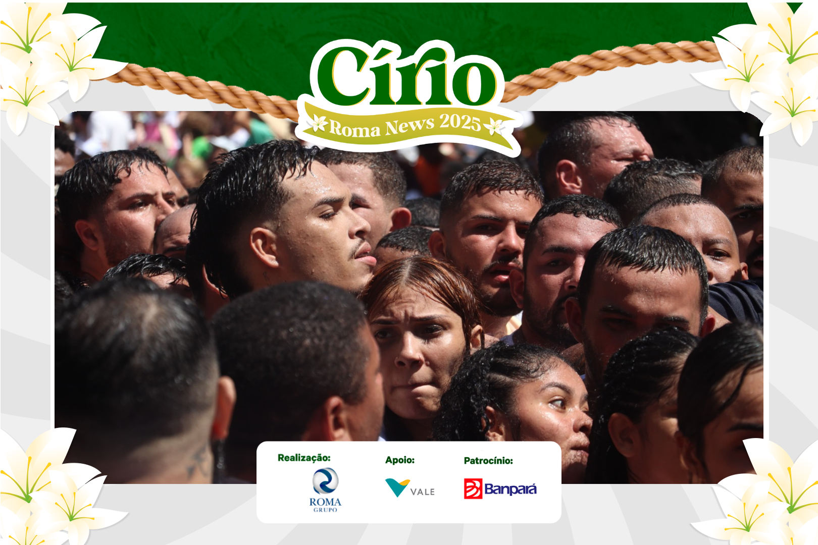 Devotos no Círio de Nazaré