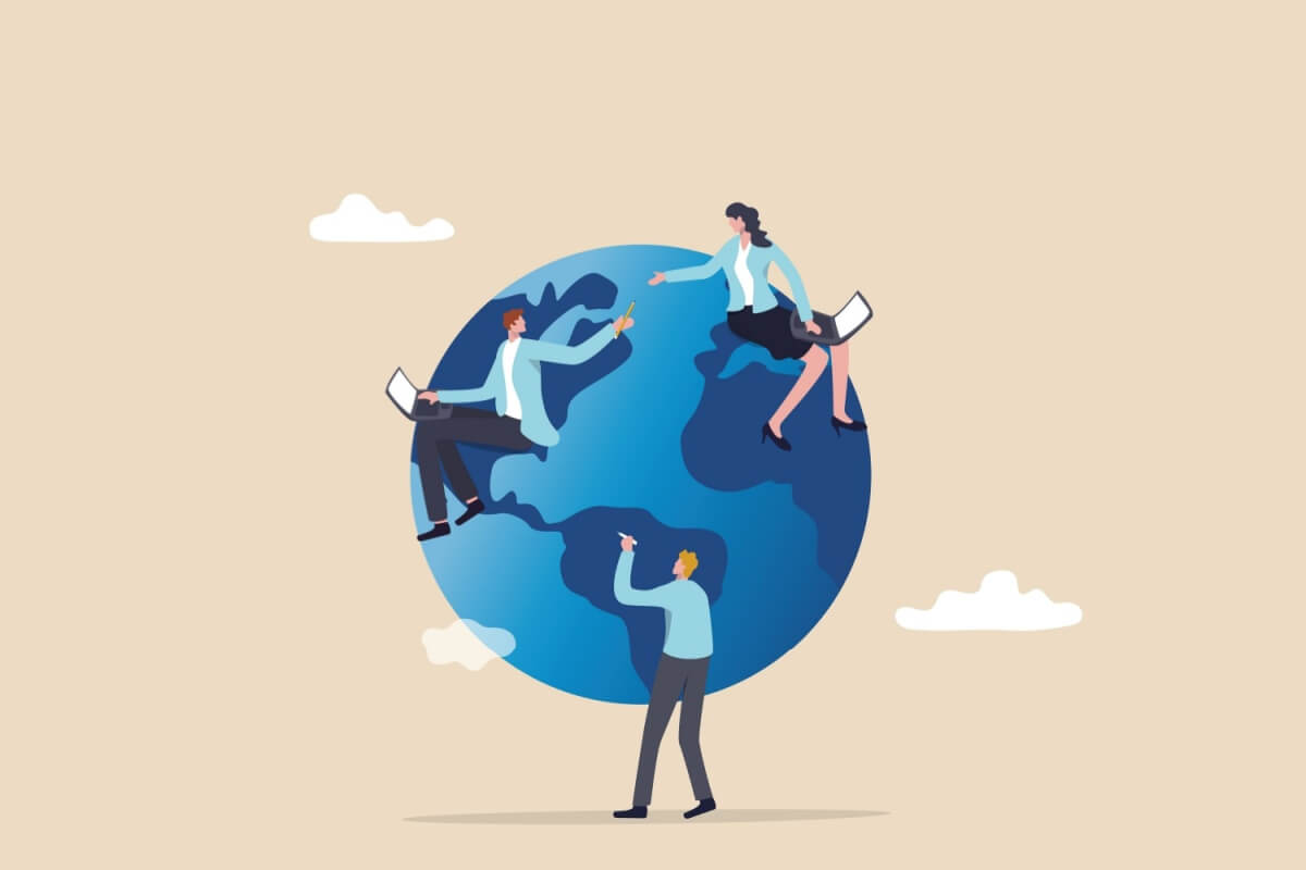 É possível trabalhar em empresas no exterior sem deixar o seu país de origem (Imagem: eamesBot | Shutterstock)