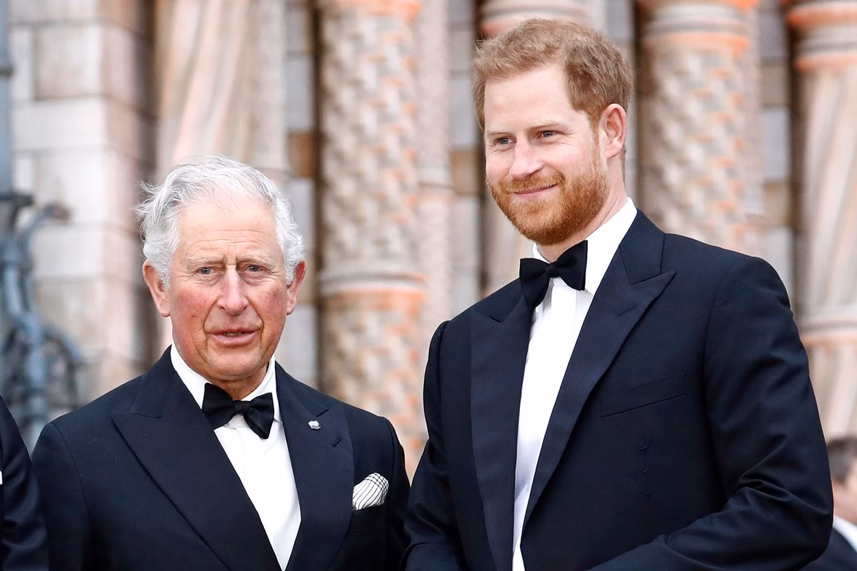Rei Charles III e Príncipe Harry