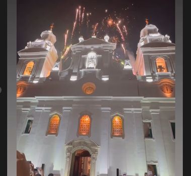 Imagem - Às vésperas do Círio de Nazaré, fiéis celebram entrega da nova fachada da Catedral de Belém
