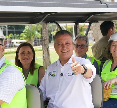 Imagem - Ministro Rui Costa visita obras da COP30 em Belém