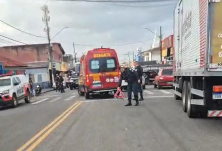 Imagem - Acidente causa lentidão na Rodovia do Trabalhador, em Ananindeua