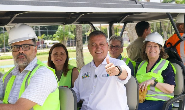 O ministro da Casa Civil, Rui Costa, cumpriu agenda em Belém para vistorias as obras da COP30.
