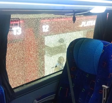Imagem - Ônibus do Flamengo é apedrejado na Argentina antes de jogo pela Libertadores