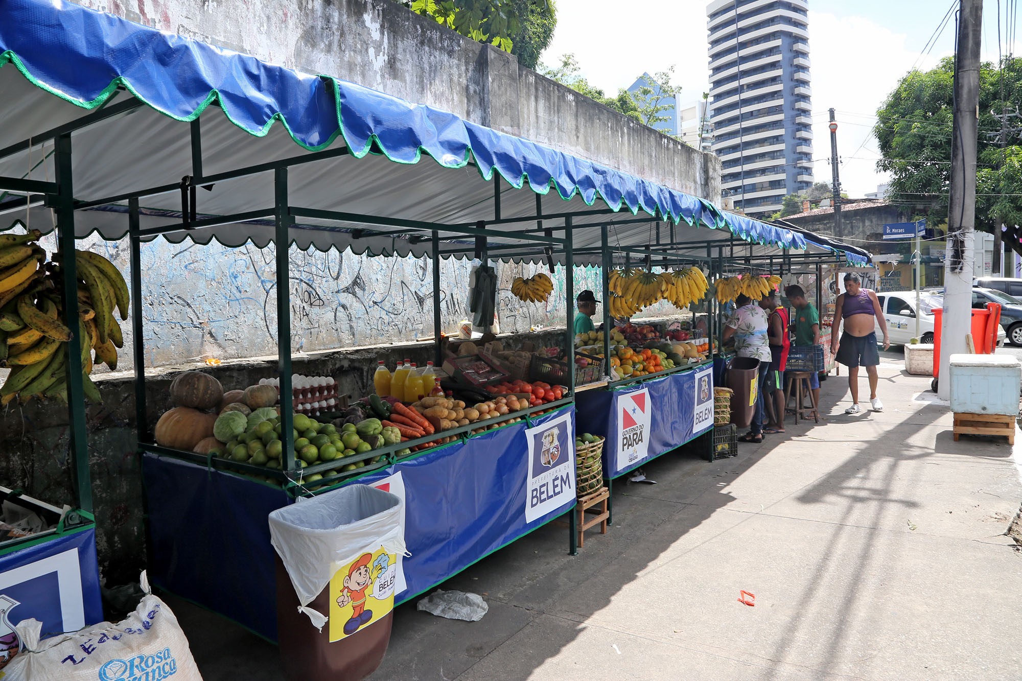 Frutas, hortaliças e legumes apresentam queda nas feiras livres de Belém