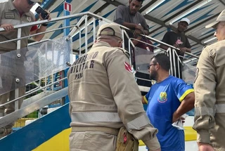 Bombeiros vistoriaram Parque Ita antes da abertura do Arraial de Nazaré