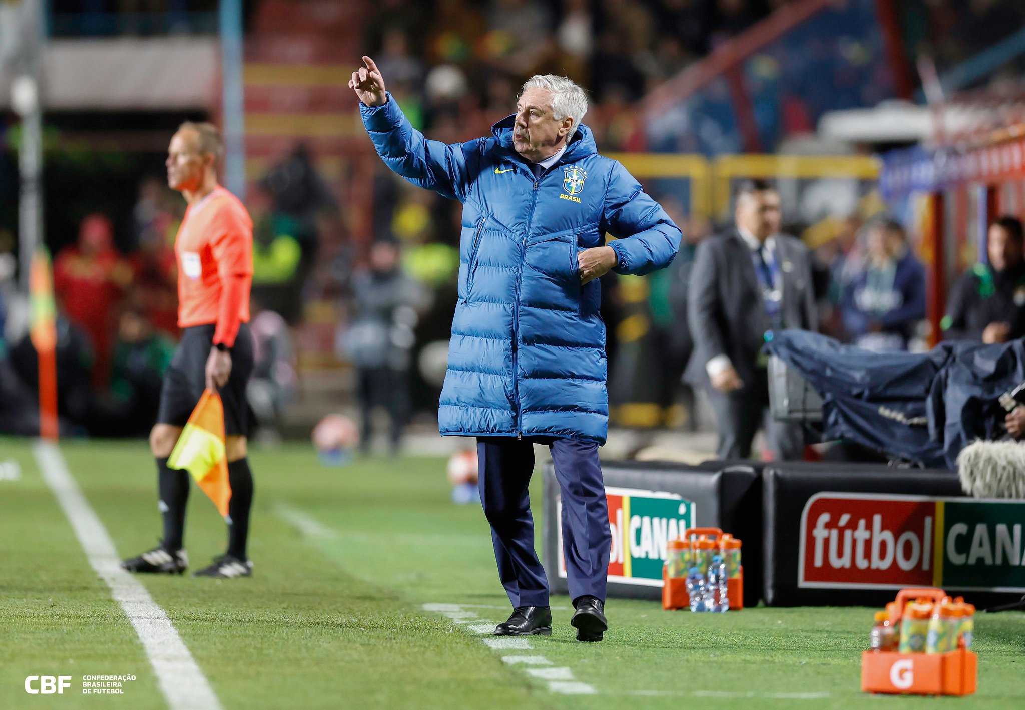 Carlo Ancelotti, técnico da seleção brasileira -