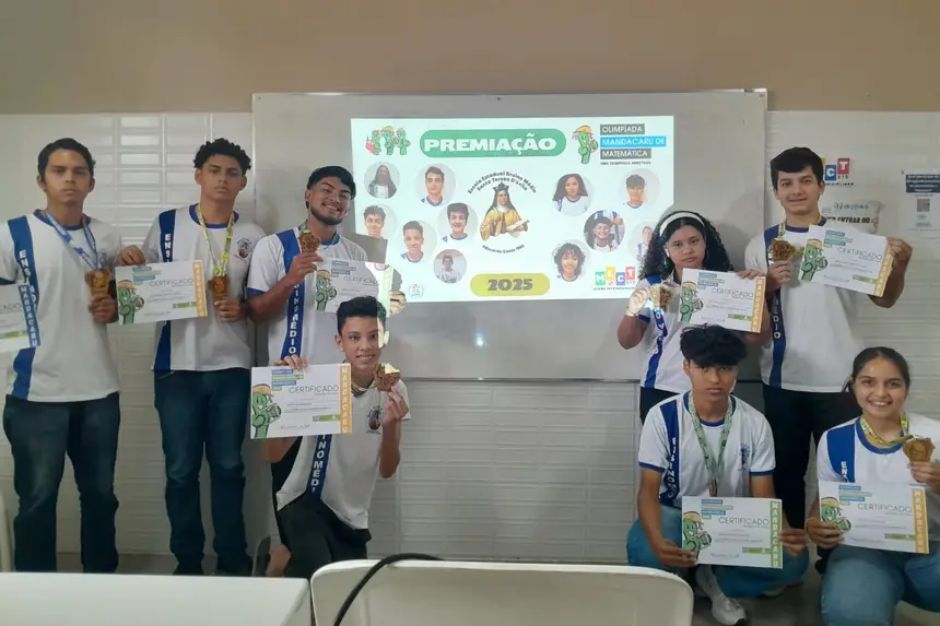 Imagem - Estudantes paraenses conquistam medalhas em olimpíada nacional de matemática