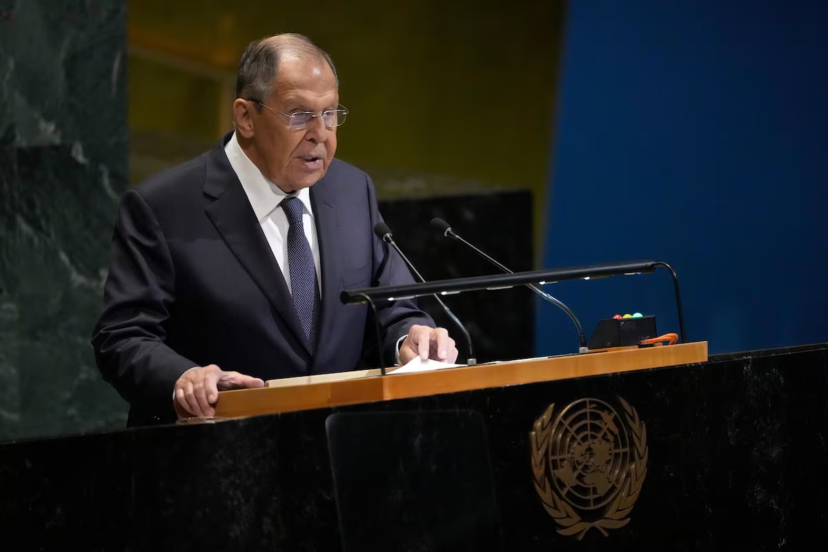 O chanceler da Rússia, Sergei Lavrov.
