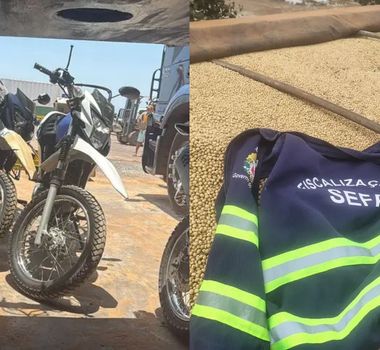 Imagem - Oito motocicletas e 55 toneladas de soja são apreendidas no Pará
