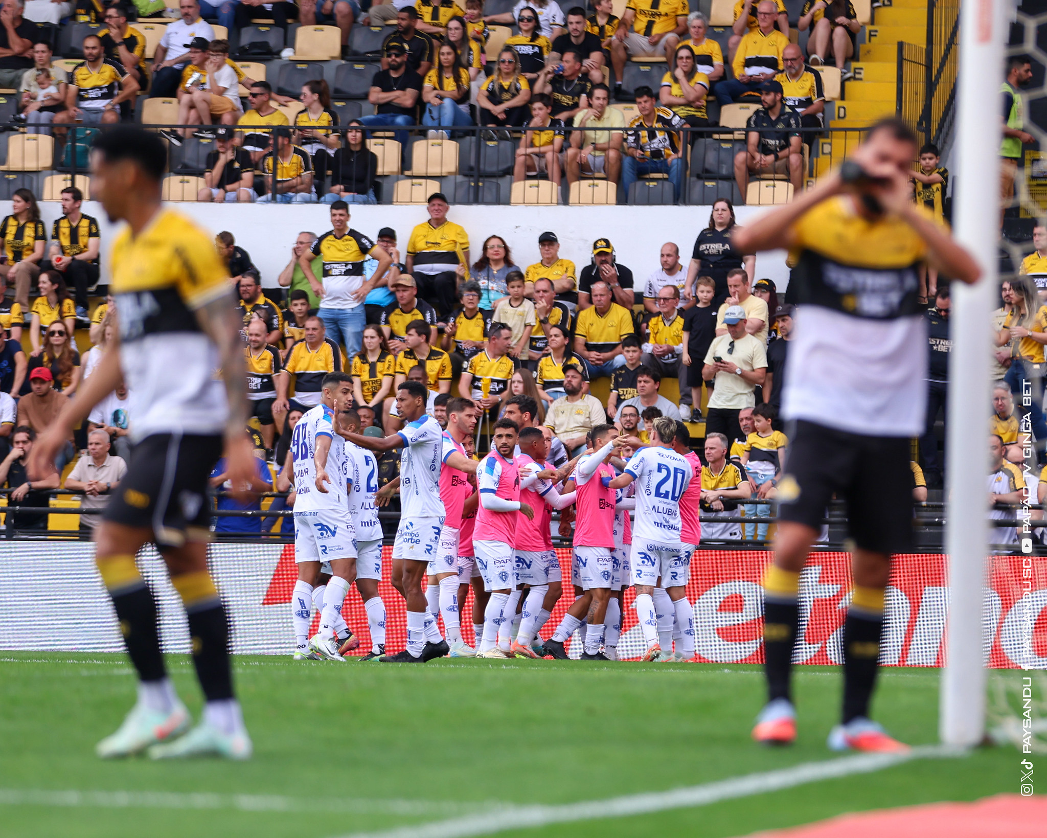 Imagem - Em jogo com virada, expulsão e chuva de gols, Paysandu vence o Criciúma na Série B