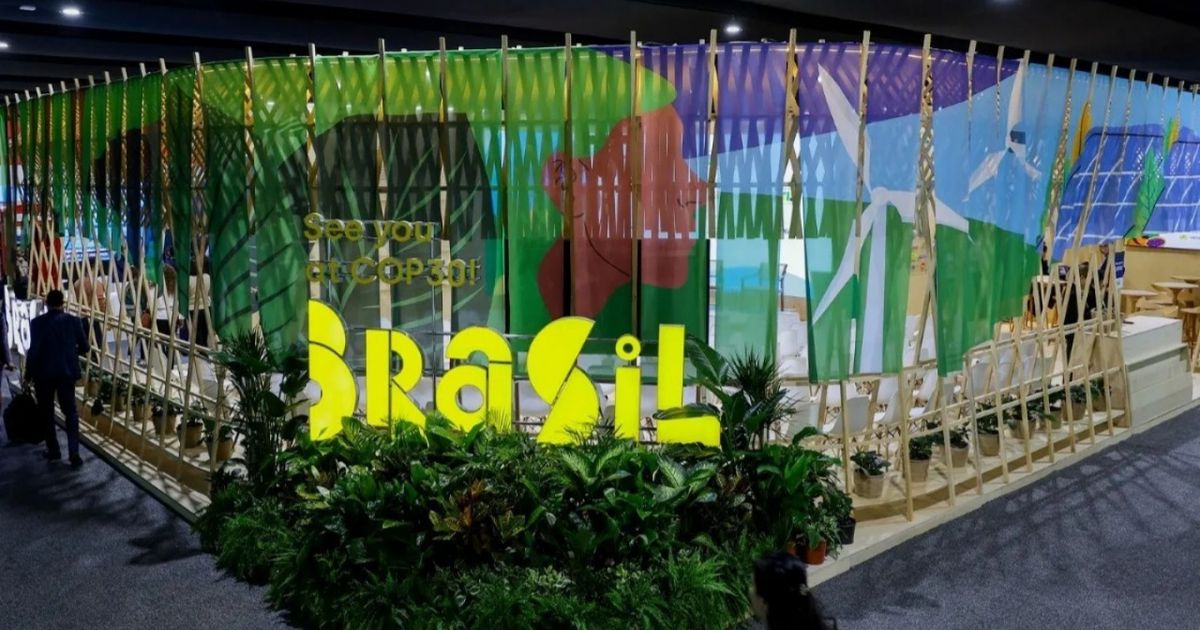 Um dos painéis que vão compor a programação dos Pavilhões Brasil na COP30.
