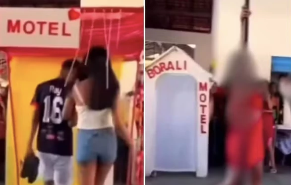 Alunos montam 'motel' e simulam relação sexual durante gincana escolar no Maranhão