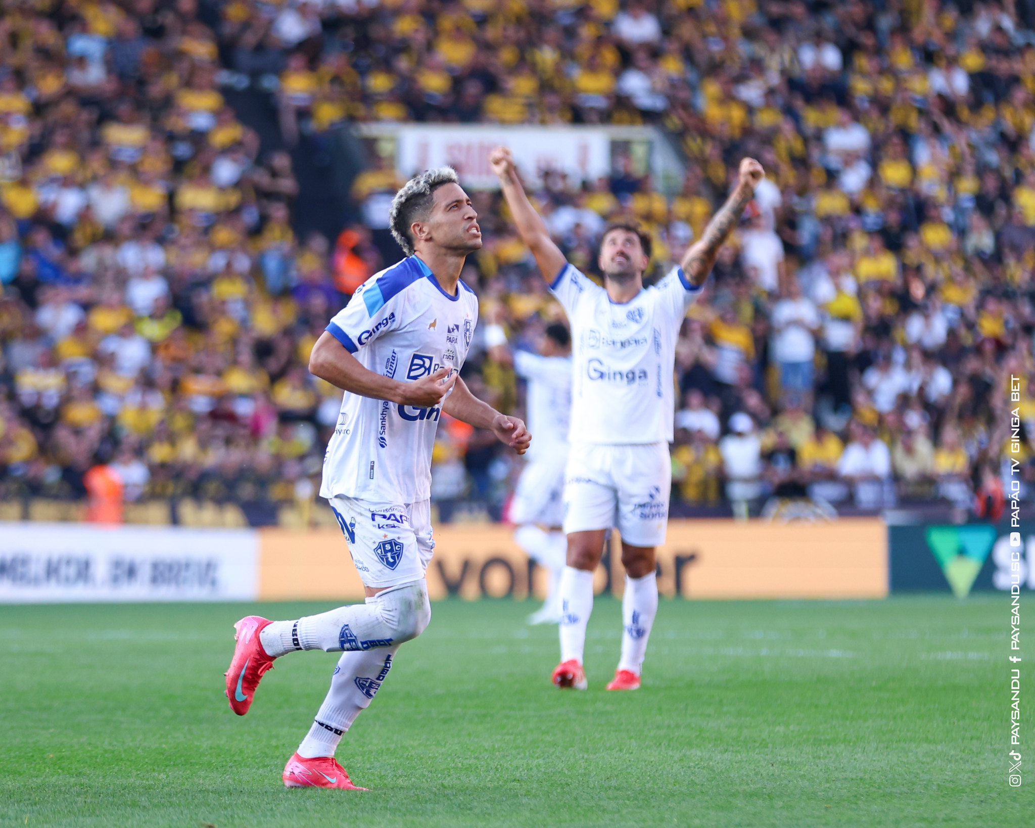 Marlon marcou um dos gols do Papão na vitória sobre o Criciúma