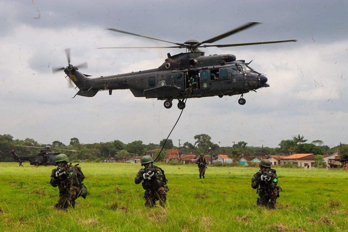 Imagem - Militares treinam no interior do Pará para proteger autoridades na COP 30