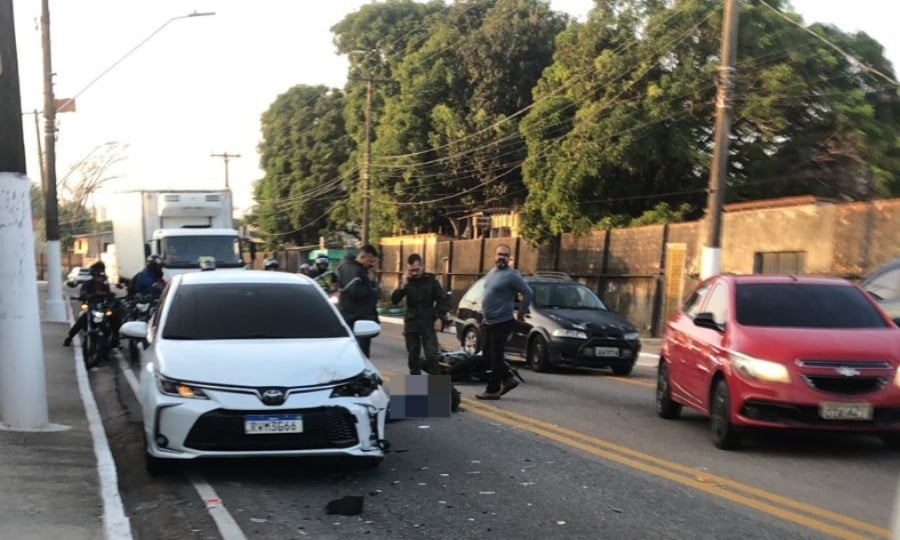 Sargento do Exército Brasileiro morre e acidente de trânsito em Belém.