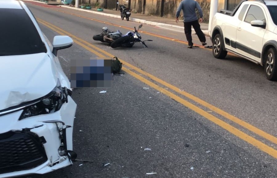 Imagem - Vídeo: mulher morre em acidente de trânsito na Arthur Bernardes, em Belém