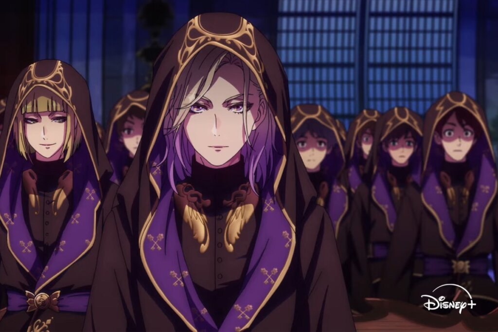 &#8220;Disney Twisted-Wonderland: The Animation&#8221; combina estética de anime com o charme sombrio dos personagens clássicos (Imagem: Reprodução digital | Disney+)