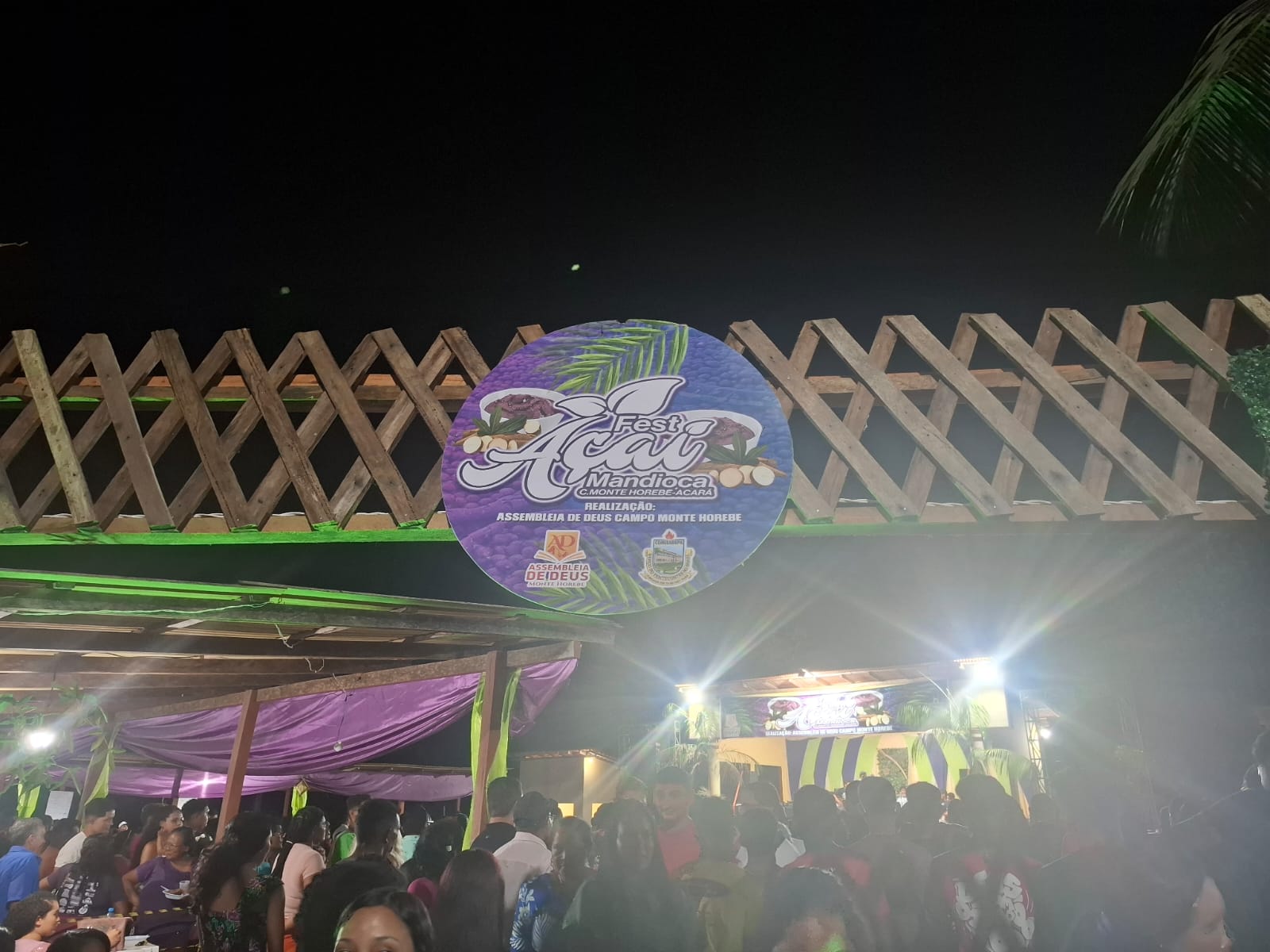 II Fest Açaí Mandioca” da vila quilombola Monte Horebe.