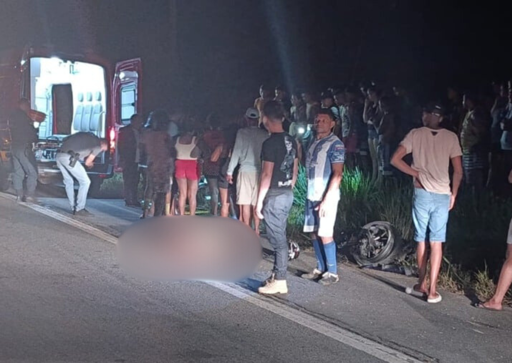 Na noite de quarta-feira (1º), um grave acidente de trânsito tirou a vida de dois homens no quilômetro 309 da BR-010, em Irituia