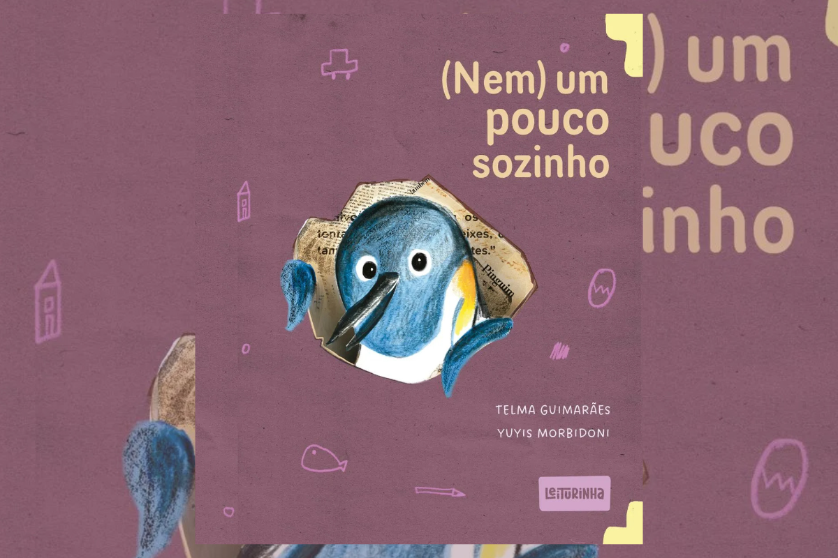 Em &#8220;(Nem) um pouco sozinho&#8221;, Humberto ganha uma amizade improvável que transforma suas férias (Imagem: Reprodução digital | Editora Leiturinha)