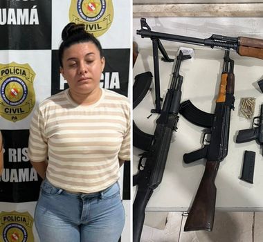 Imagem - Duas mulheres são presas com arsenal de armas pesadas em ônibus no Pará