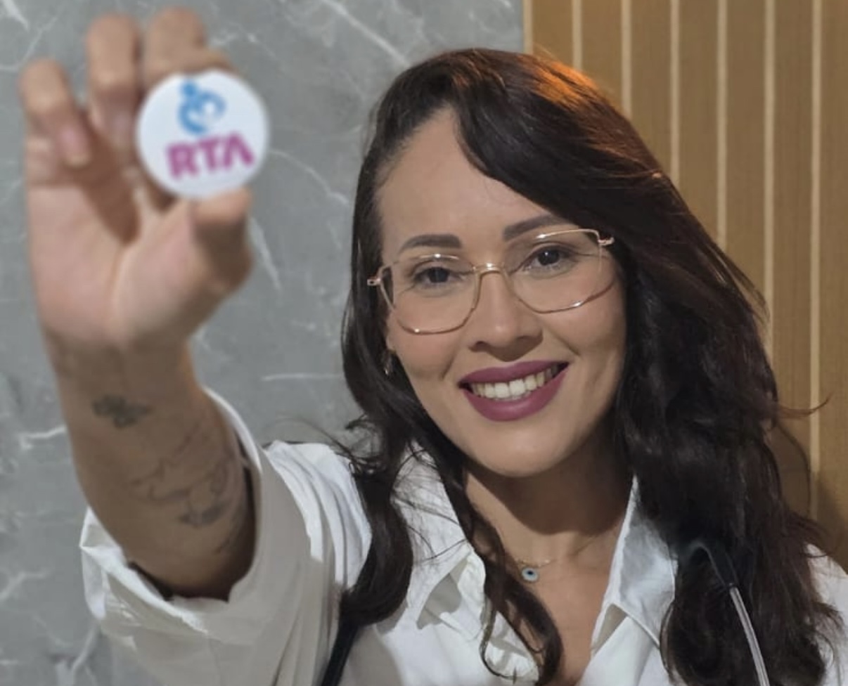 A fisioterapeuta Rafaela Fernandes Cei