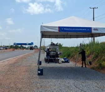 Imagem - Estrutura para peregrinos do Círio começa a ser montado