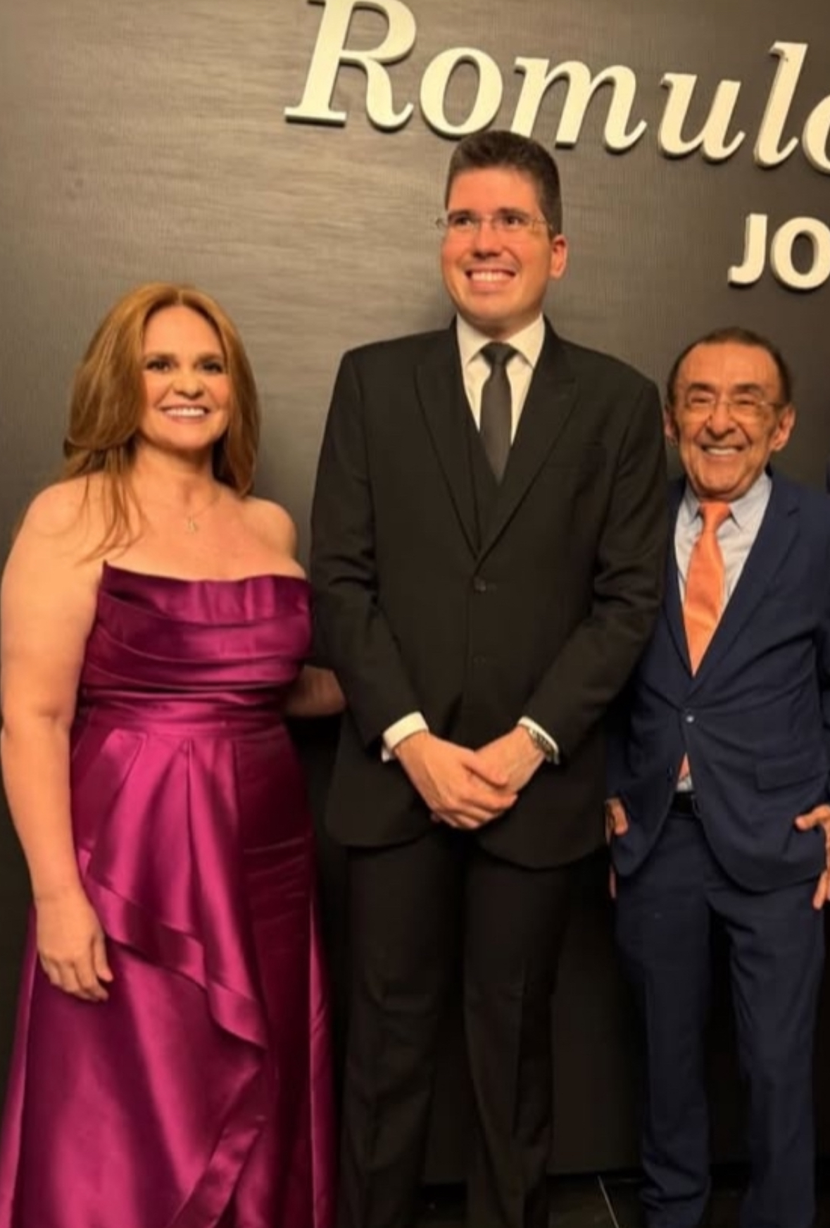 Cristiane é Guarany Júnior também celebraram Romulo Maiorana Netto