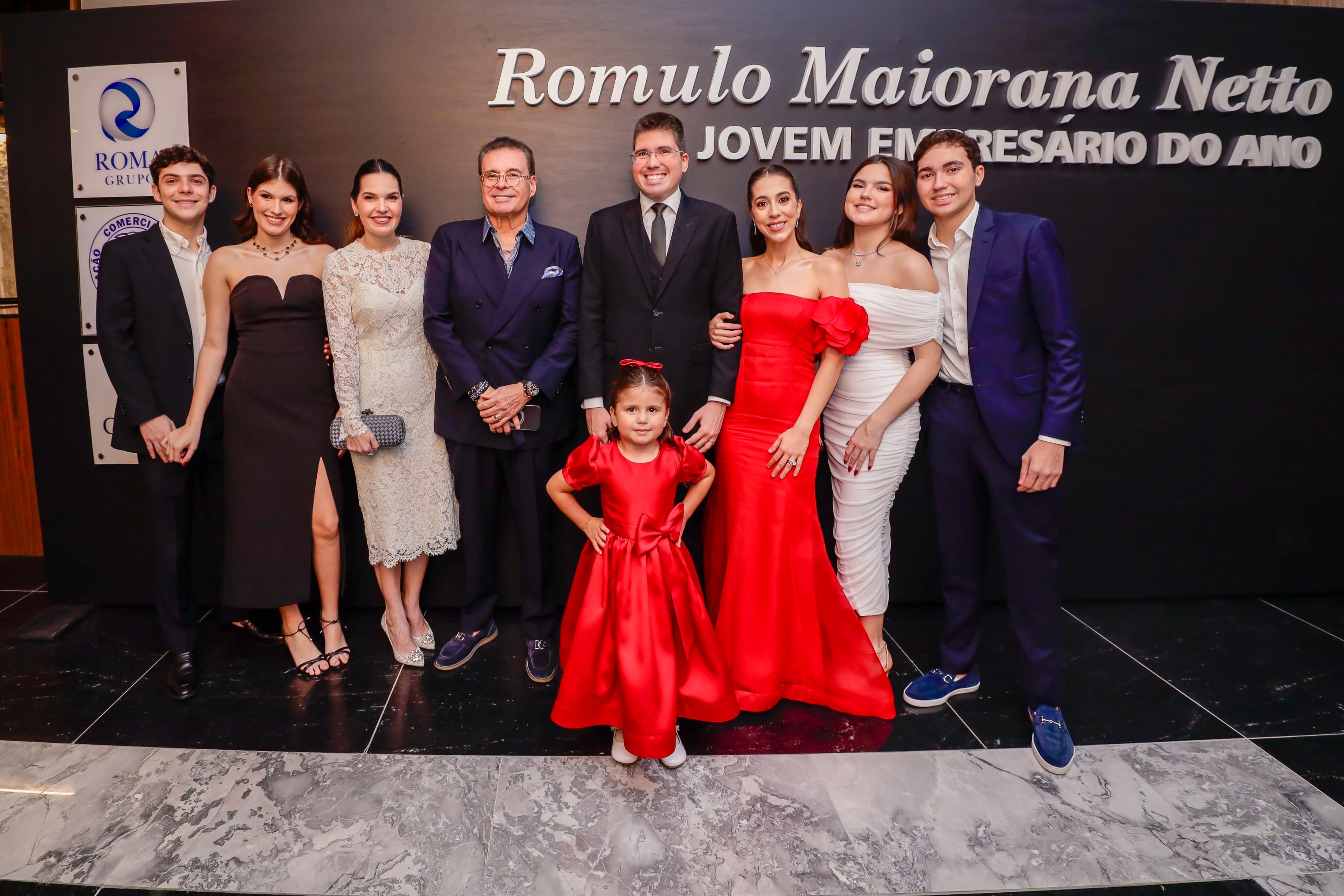 Romulo Netto com a família