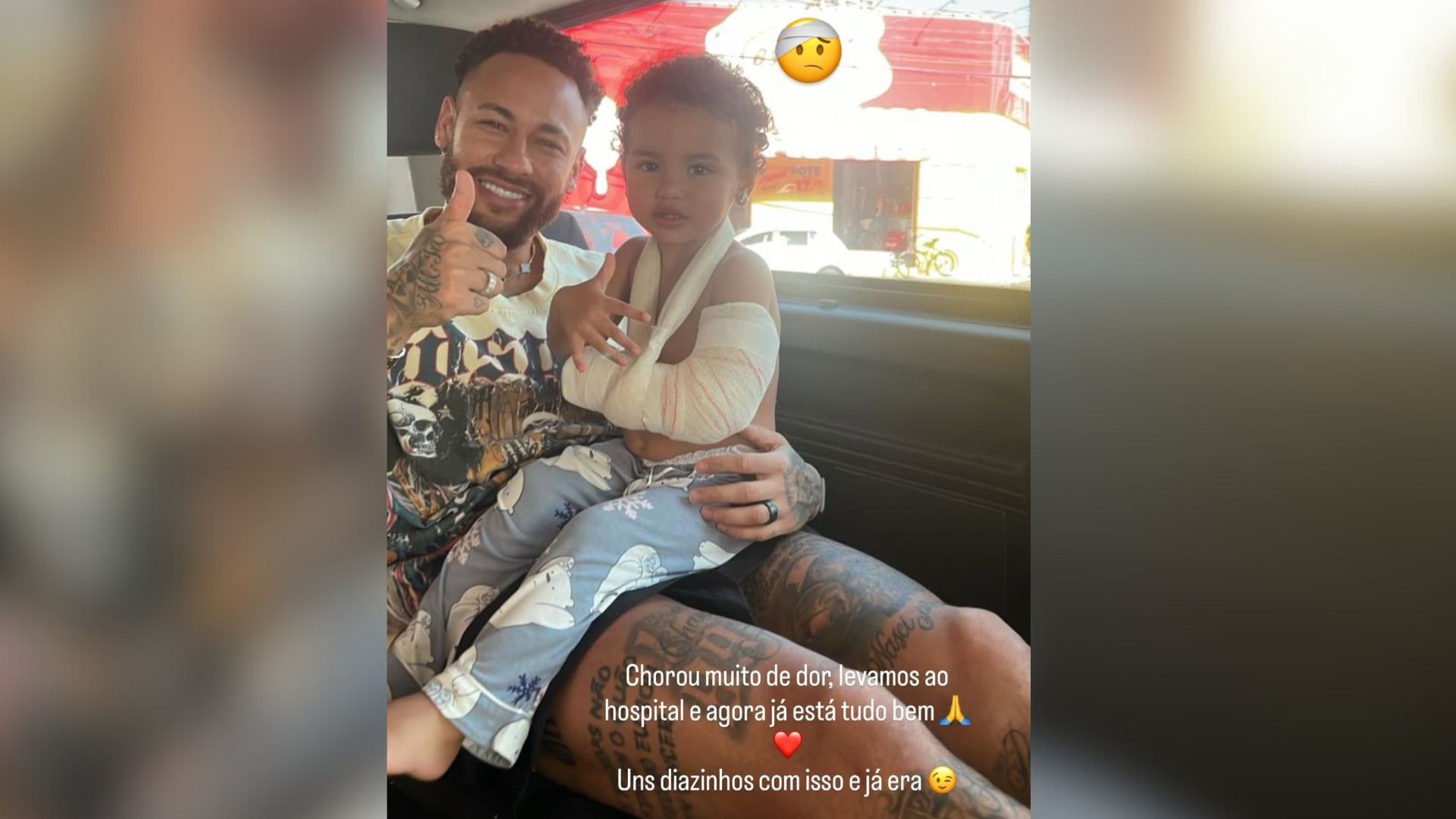 Imagem - Mavie, filha de Neymar, sofre luxação no braço e passa por atendimento médico