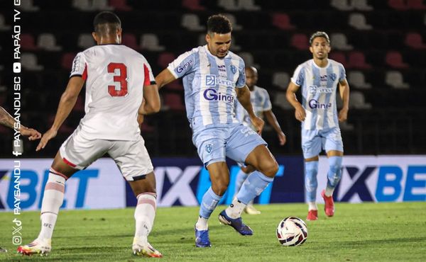 Paysandu é derrotado em duelo direto contra a zona de rebaixamento