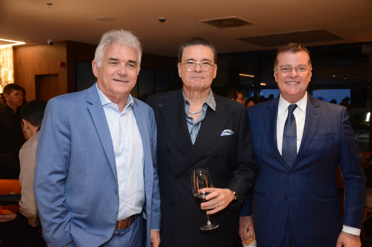 Antônio Rezende, Romulo Maiorana Jr e Isan Anijar 