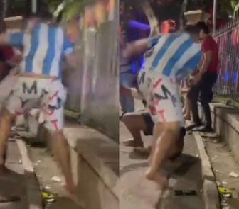 Imagem - Vídeo: briga entre entregadores termina com dois esfaqueados no bairro de Nazaré, em Belém