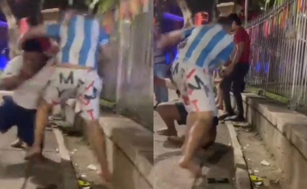 Vídeo: briga entre entregadores termina com dois esfaqueados no bairro de Nazaré, em Belém