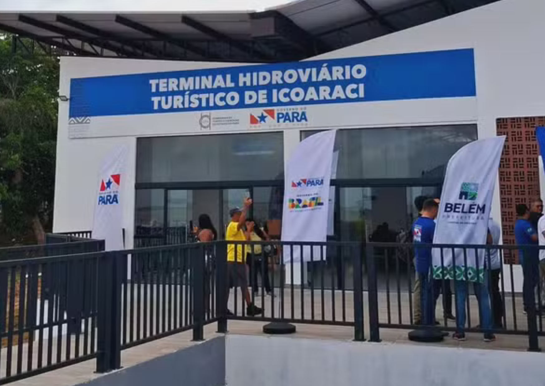 No dia em que completa 156 anos, o distrito de Icoaraci, em Belém, recebeu o Terminal Hidroviário Turístico