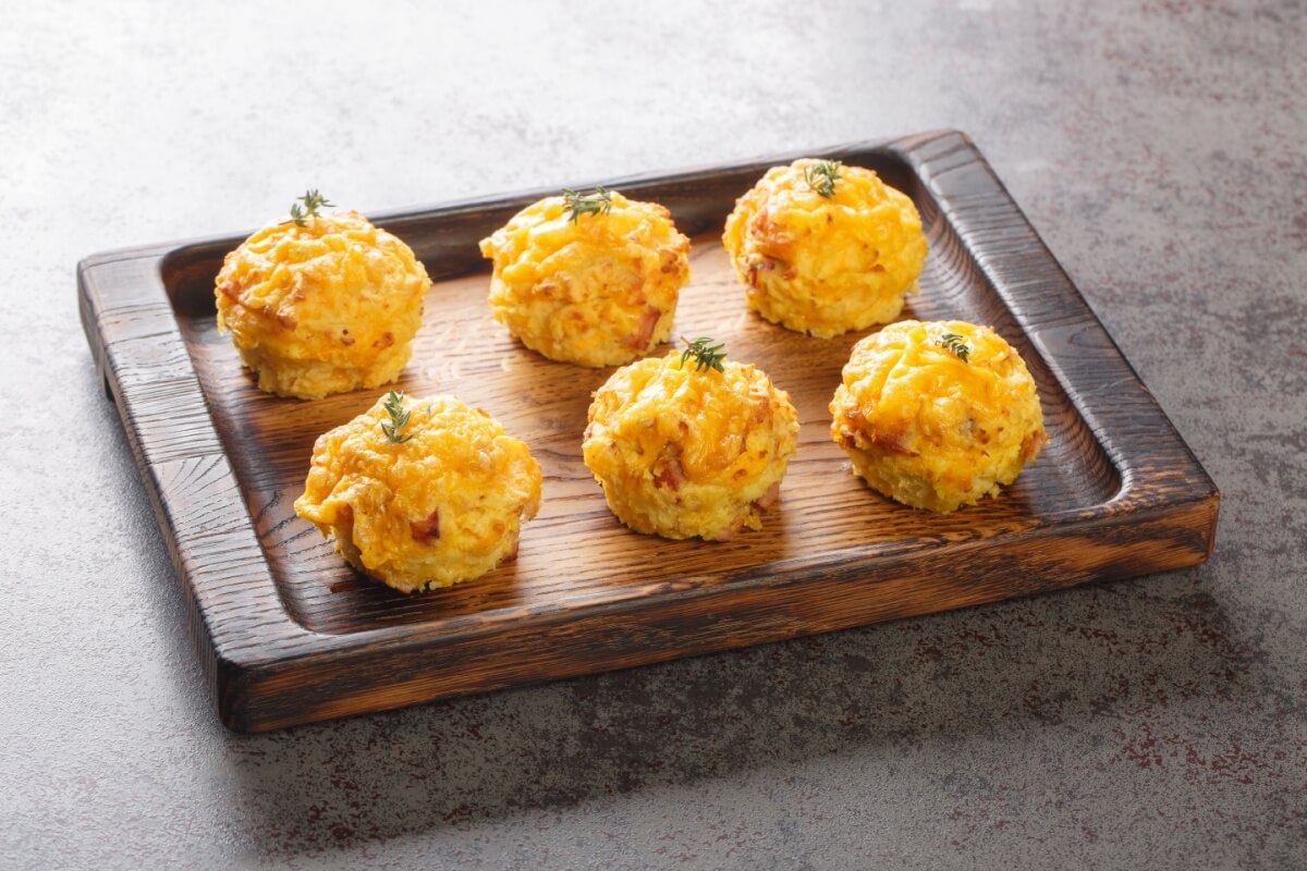 Bolinho de batata e queijo sem glúten (Imagem: AS Foodstudio | Shutterstock)