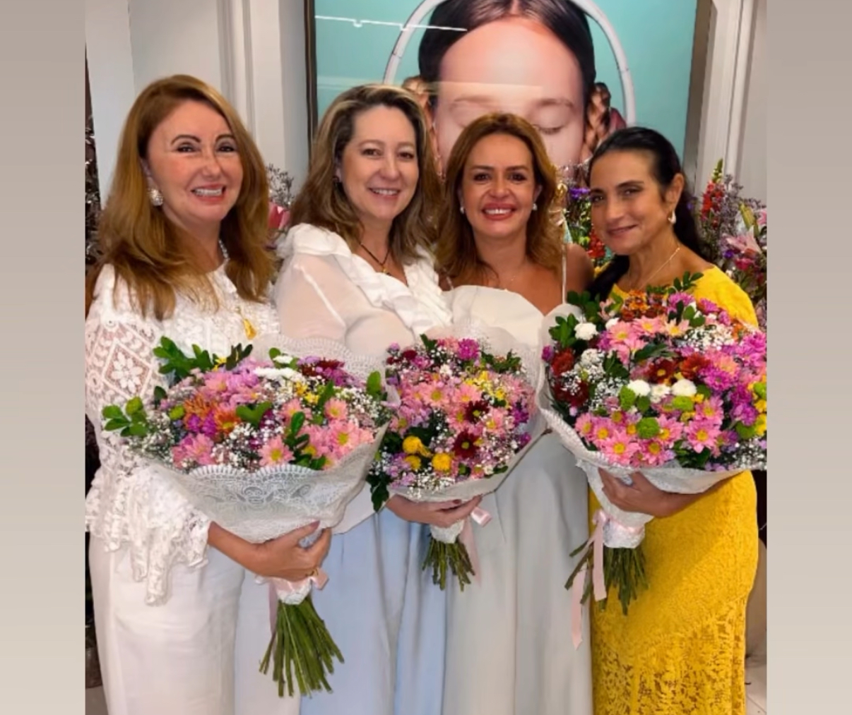 Macele com Sônia Soares, Beth Vergolino e Gilvana Gonçalves 
