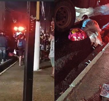 Imagem - Motociclista tenta ultrapassagem e é arrastada por carreta na Artur Bernardes, em Belém
