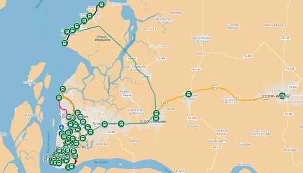 Belém terá esquema especial de transporte e mobilidade durante a COP30