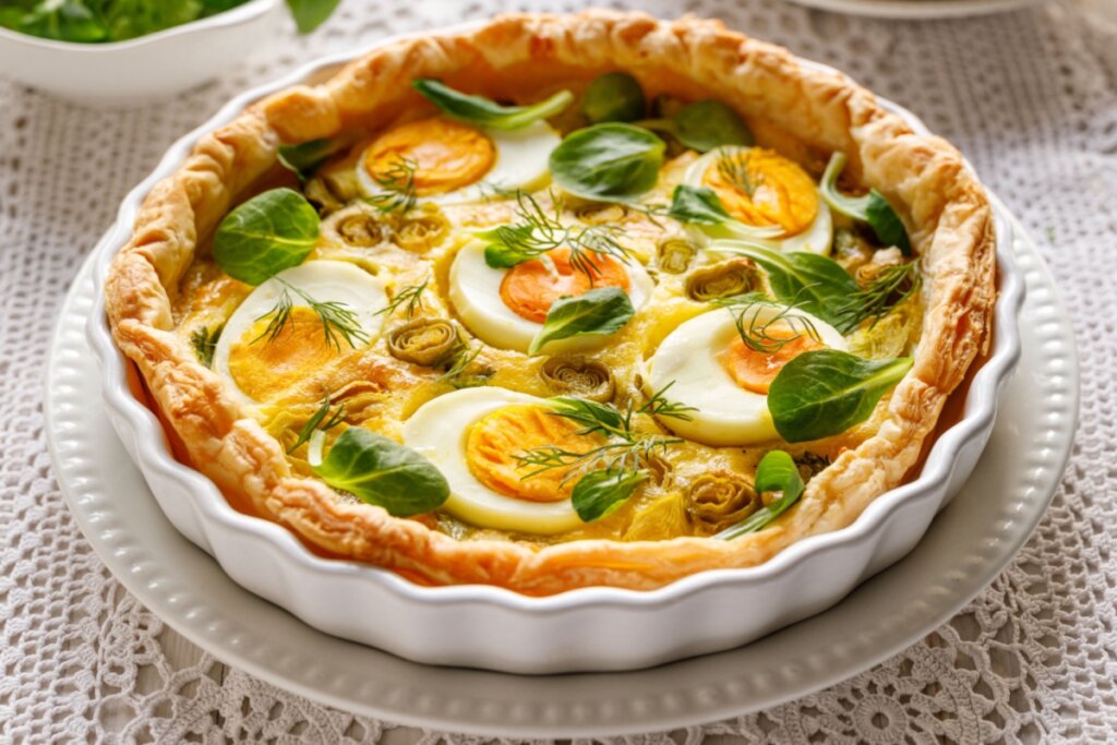 Quiche de ovos cozidos (Imagem: zi3000 | Shutterstock)