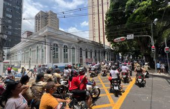 Moto Romaria leva multidão às ruas de Belém para homenagear a padroeira dos paraenses