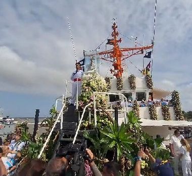 Imagem - Romaria Fluvial do Círio de Nazaré reúne 50 mil fiéis e mais de 400 embarcações nas águas da Baía do Guajará