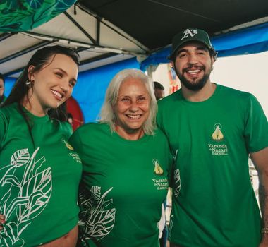 Imagem - Rafa Kalimann e Nattan vivem momento especial no Círio Fluvial em Belém